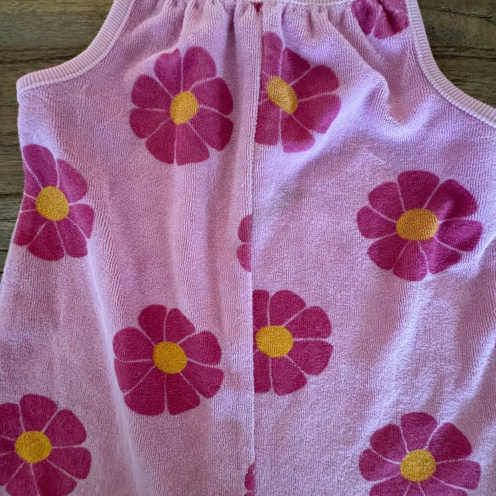 Zara Terry Flower Romper - Size 2 Years - Picture 4 of 4